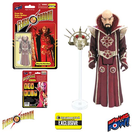 Flash Gordon Ming in Red Robe 3 3/4-Inch Action Figure - Entertainment Earth Exclusive